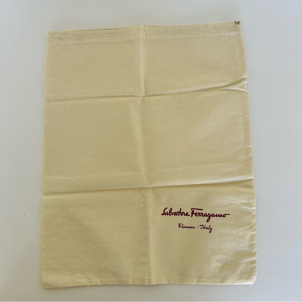 FERRAGAMO COTTON SHOE DUST BAG NWOT